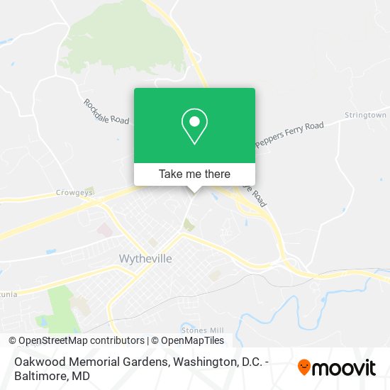 Oakwood Memorial Gardens map