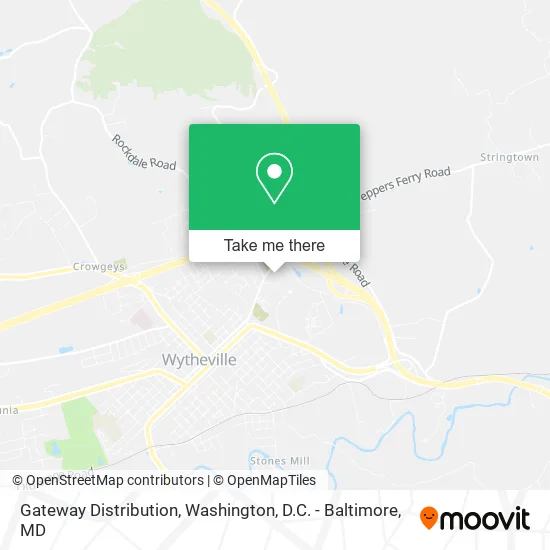 Gateway Distribution map