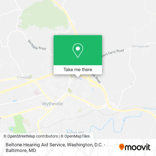 Beltone Hearing Aid Service map