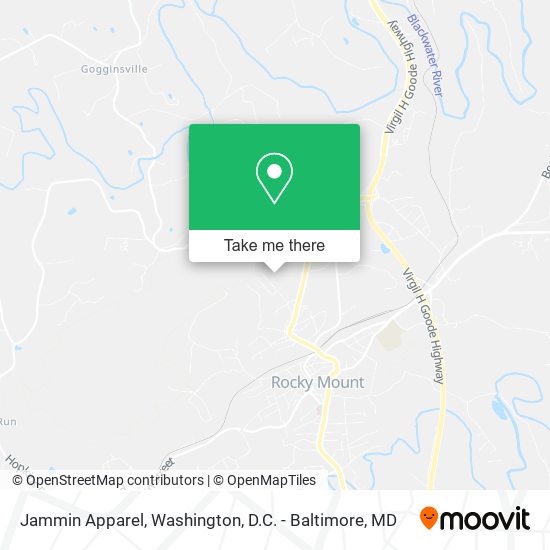Jammin Apparel map