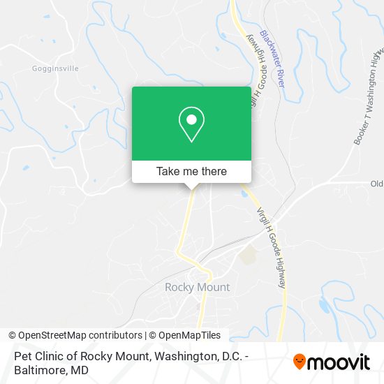 Mapa de Pet Clinic of Rocky Mount