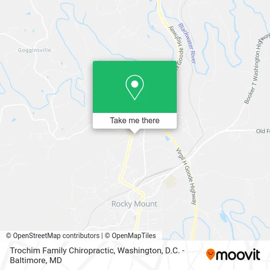 Trochim Family Chiropractic map