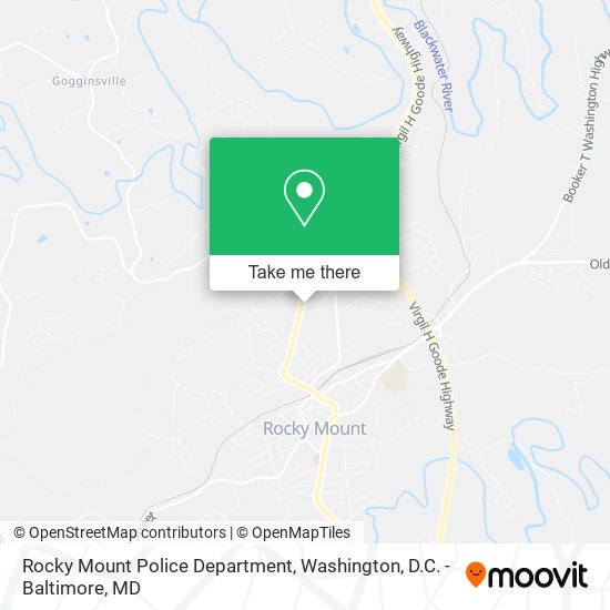 Mapa de Rocky Mount Police Department