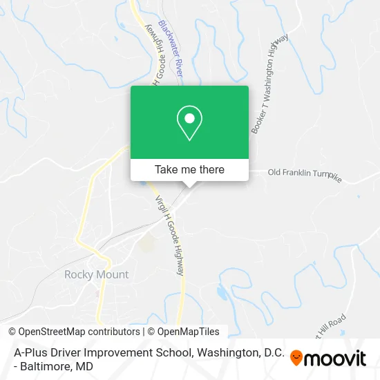 A-Plus Driver Improvement School map