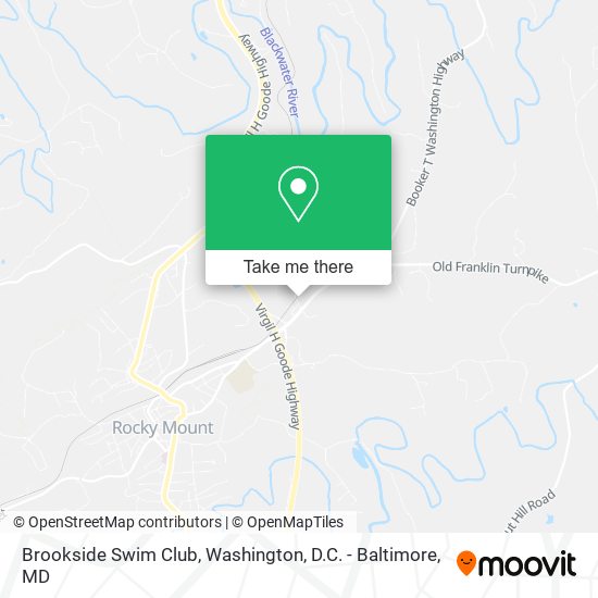 Brookside Swim Club map