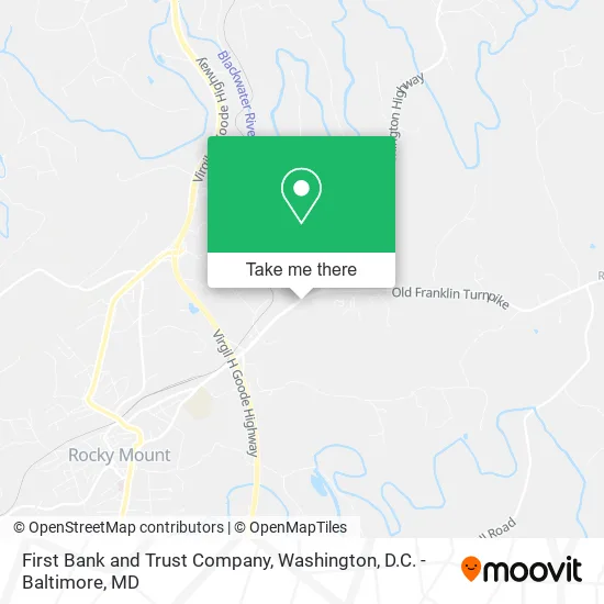 First Bank and Trust Company map