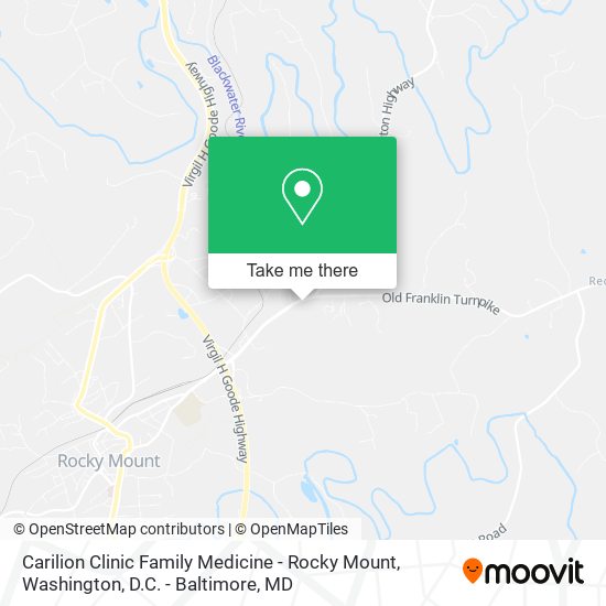 Mapa de Carilion Clinic Family Medicine - Rocky Mount