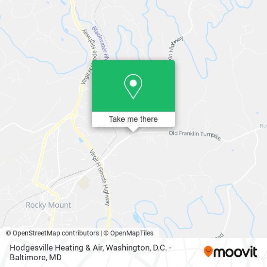 Hodgesville Heating & Air map
