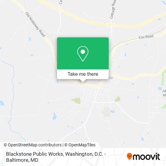 Blackstone Public Works map
