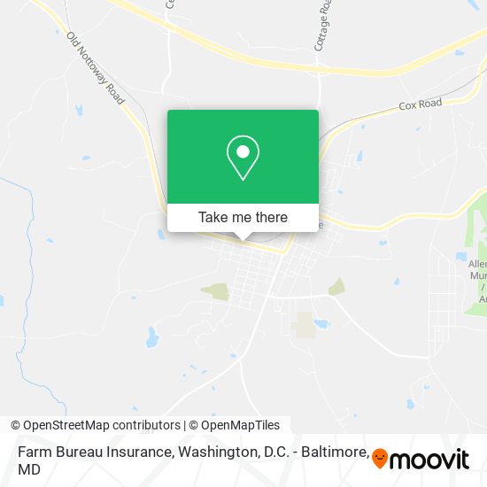 Farm Bureau Insurance map
