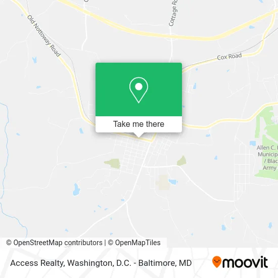 Access Realty map
