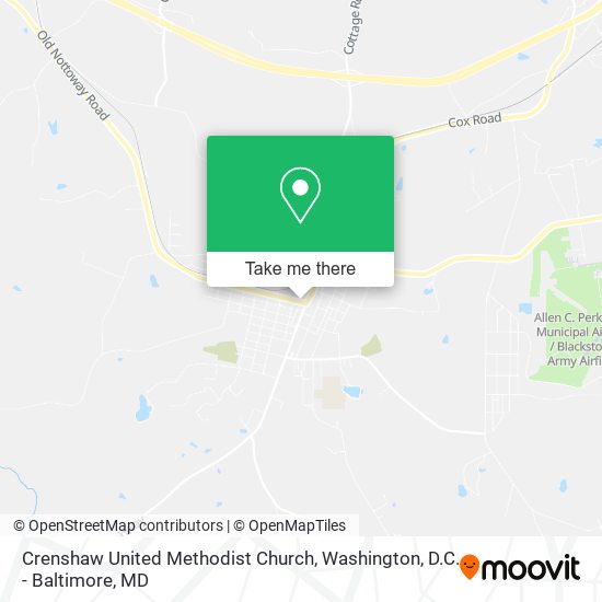 Crenshaw United Methodist Church map