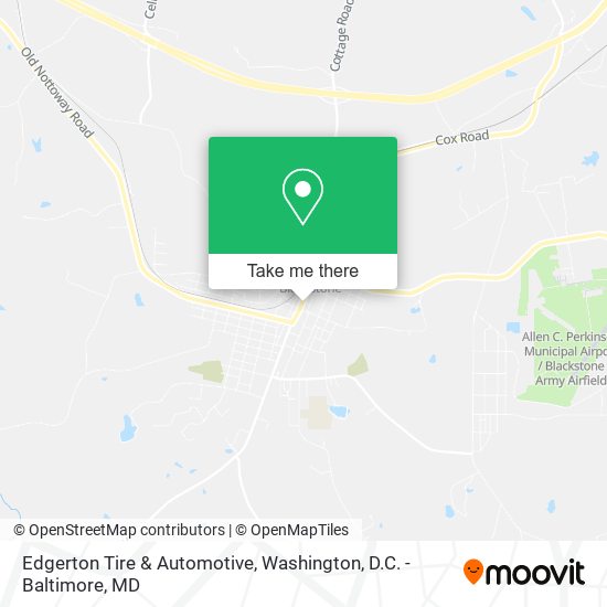 Edgerton Tire & Automotive map