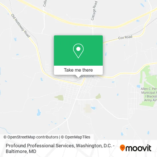 Profound Professional Services map