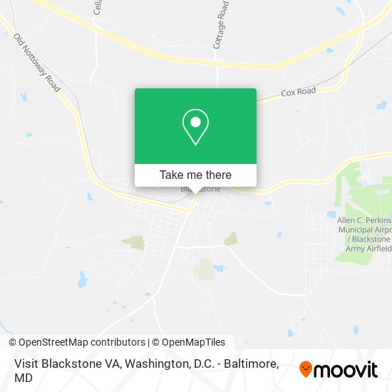Visit Blackstone VA map