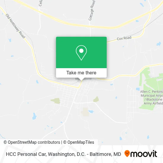 HCC Personal Car map