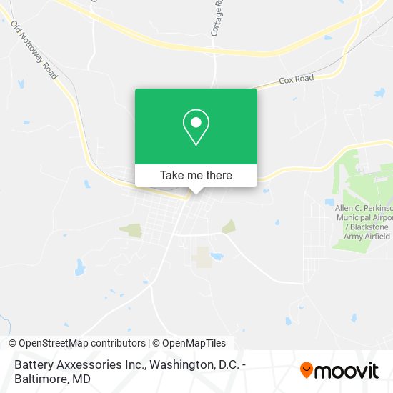 Battery Axxessories Inc. map