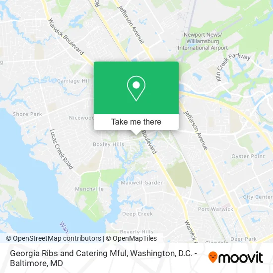 Georgia Ribs and Catering Mful map