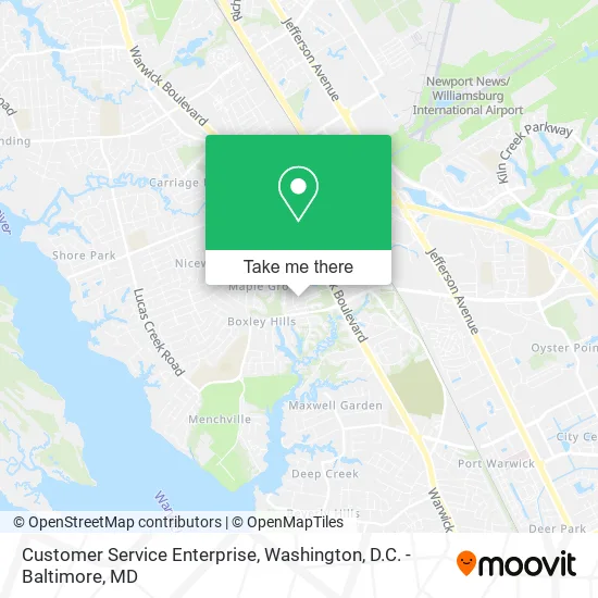 Customer Service Enterprise map