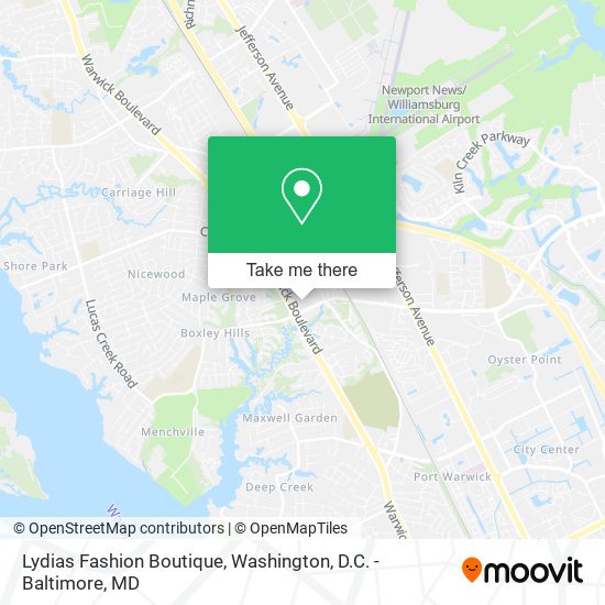 Lydias Fashion Boutique map