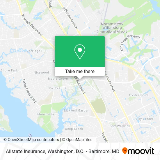 Allstate Insurance map