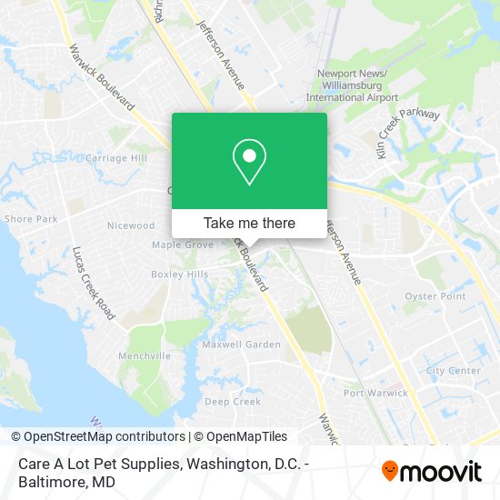 Care A Lot Pet Supplies map