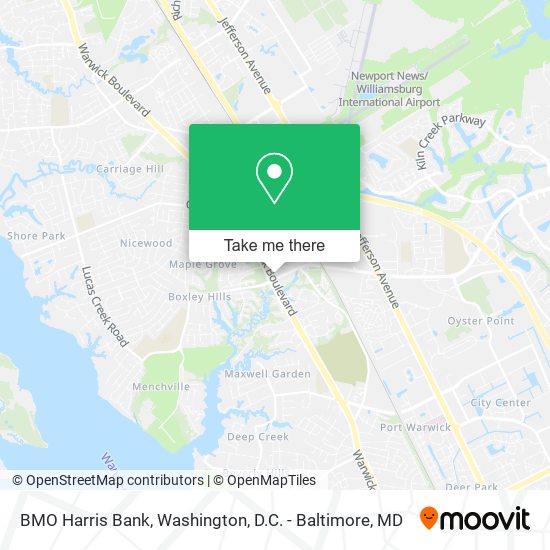 BMO Harris Bank map