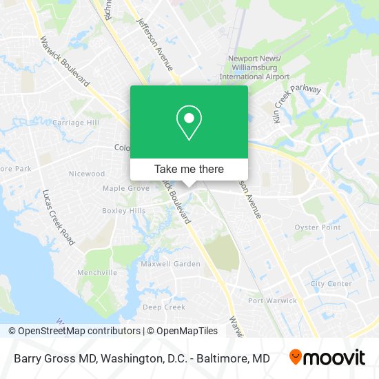 Barry Gross MD map
