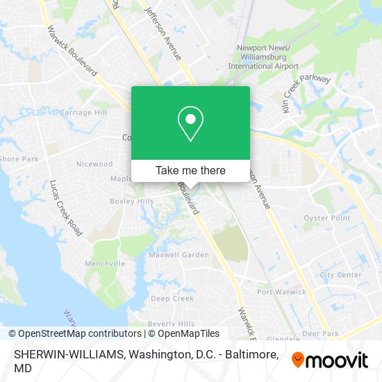Mapa de SHERWIN-WILLIAMS