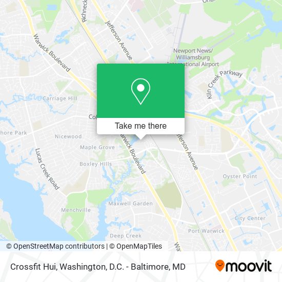 Crossfit Hui map