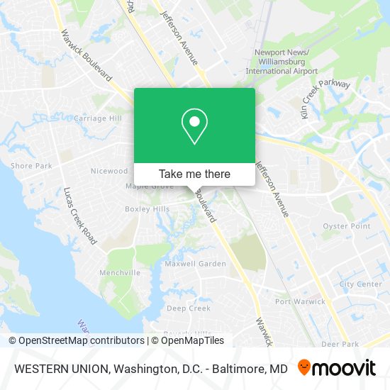 Mapa de WESTERN UNION