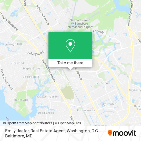 Emily Jaafar, Real Estate Agent map