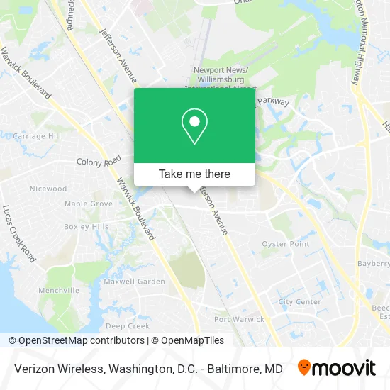 Verizon Wireless map