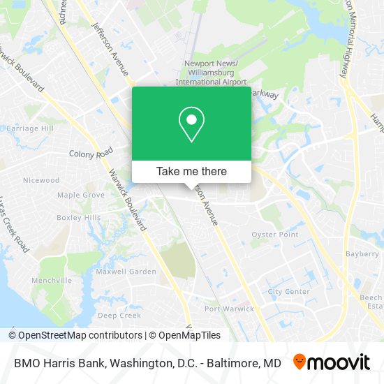 Mapa de BMO Harris Bank