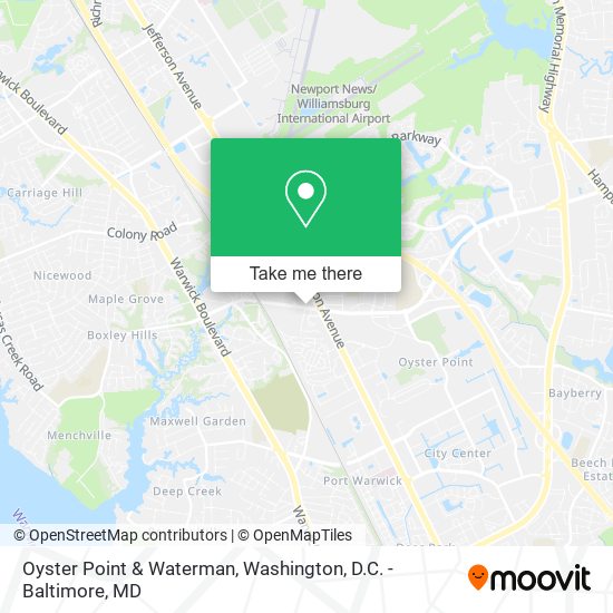 Mapa de Oyster Point & Waterman