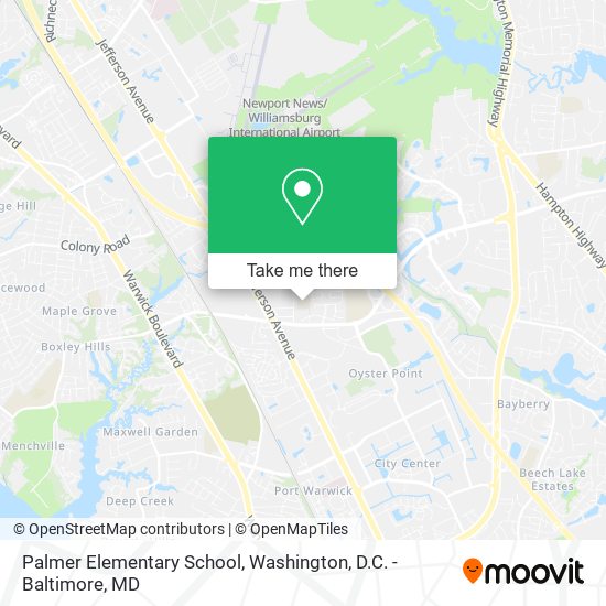 Palmer Elementary School map