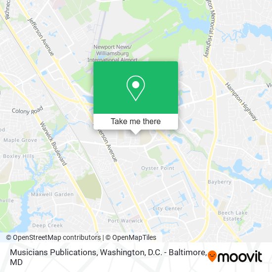 Musicians Publications map