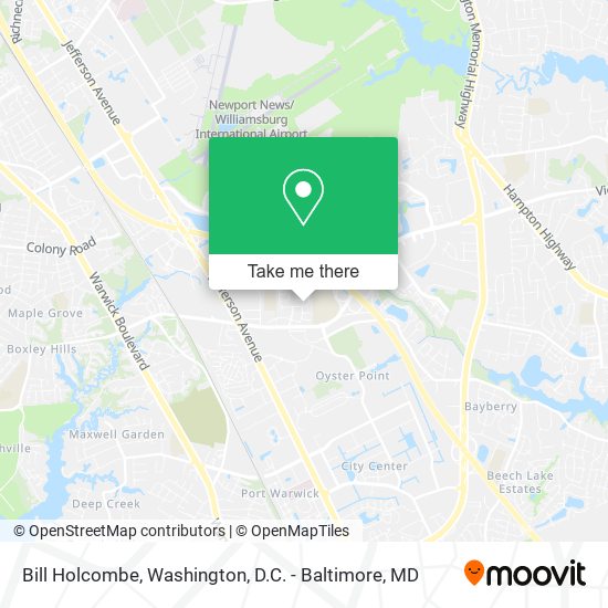 Bill Holcombe map