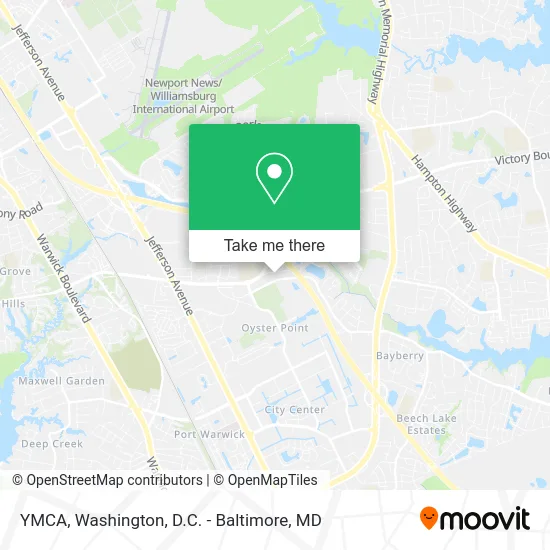 YMCA map