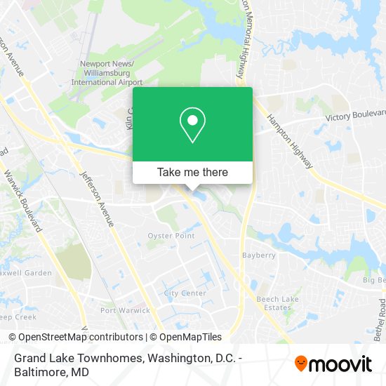 Grand Lake Townhomes map
