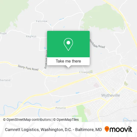 Camrett Logistics map