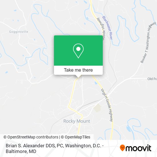 Mapa de Brian S. Alexander DDS, PC