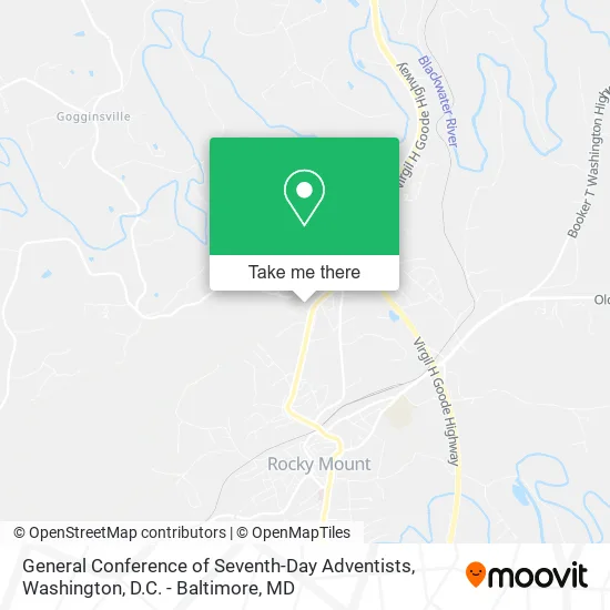 General Conference of Seventh-Day Adventists map