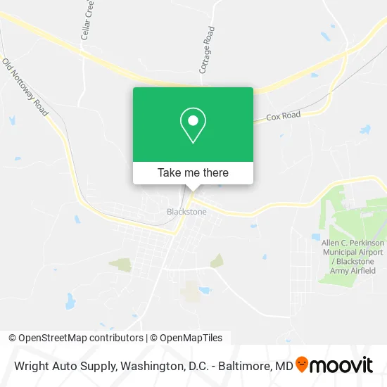 Wright Auto Supply map