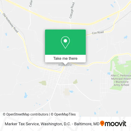 Marker Tax Service map