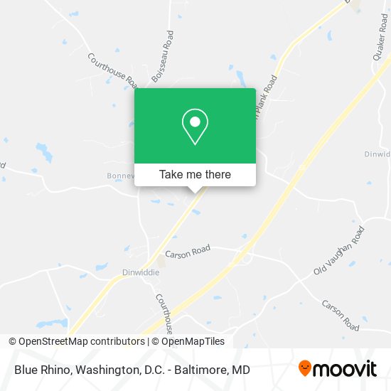 Blue Rhino map