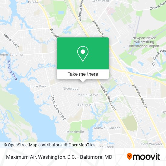 Maximum Air map