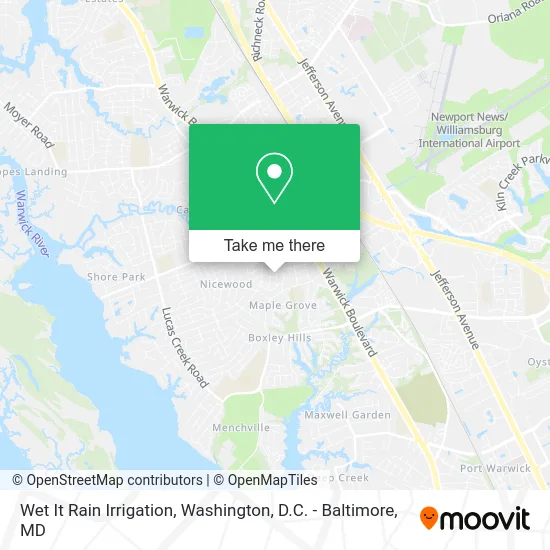 Wet It Rain Irrigation map