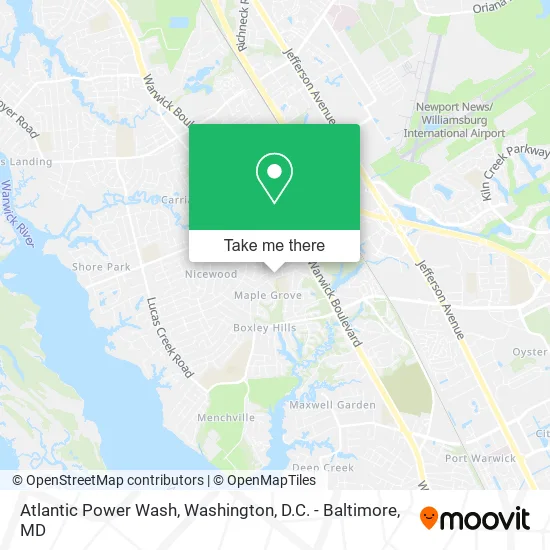 Atlantic Power Wash map