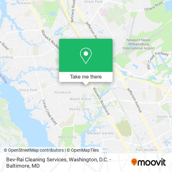 Mapa de Bev-Rai Cleaning Services